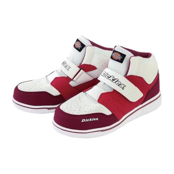 Dickies Unisex Adult Safety Shoes D-3312 Safety Sneakers S Magic [Cocos Shinoka] Safety Sneakers S Magic Steel Toecap D-3312 Dickies (Red