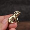 1/2Pcs Vintage Brass Pig Statue Figurine For Wealth Luck For Home Office Desk Decor Unique Ornaments Gift