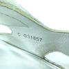 Excellent CHANEL Sandals Silver leather Women 37 G31857 Used