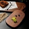 Chishi Japanischer Stil Schwarznuss-Holz Schneide- & Pizzabrett