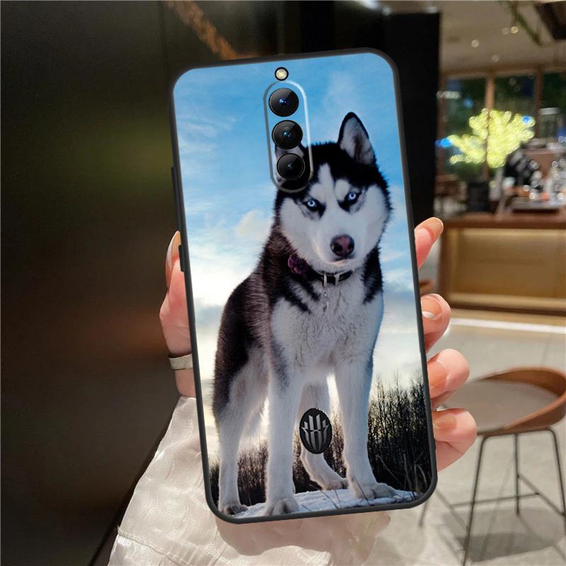 Animal Husky Puppy Case For ZTE Nubia Red Magic 10S 9S 8S 10 9 8 11 Pro Plus 6 7 6S 7S For RedMagic 10 Air Cover