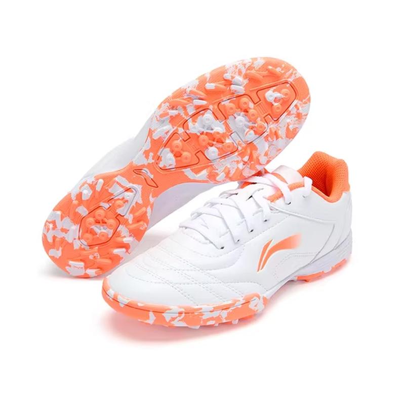 Li-Ning Comfortable Fashion Versatile TF (Rubber Studs) Artificial Turf Shock Absorbing Non-Slip Wear-Resistant Football Shoes YSTU057-6