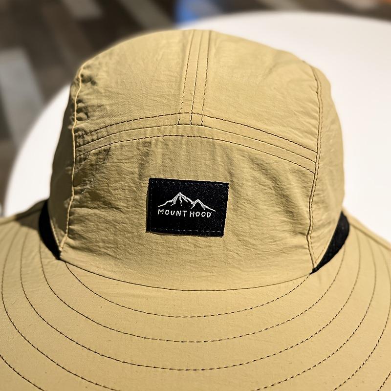 1pc Caps Summer Wide Brim Neck Protection Unisex Bucket Hats Outdoor Visor Quick-drying Panama Sunscreen Tied Fishing Hiking Hat