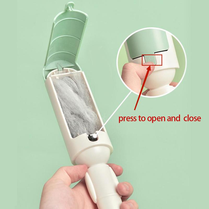 Rouleau anti-peluches réutilisable pour animaux de compagnie, brosse multi-usages pour canapé, vêtements, cheveux, autocollant, rouleau anti-peluches