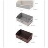Non-woven Fabric Trapezoidal Storage Box Foldable Clothes, Towels, and Miscellaneous Storage Basket,Cloth Organizer for Wardrobe
