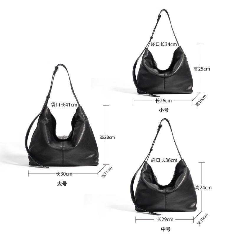 Sheepskin niche lazy wind tote bag new high-end texture commuter messenger bag large-capacity shoulder bag