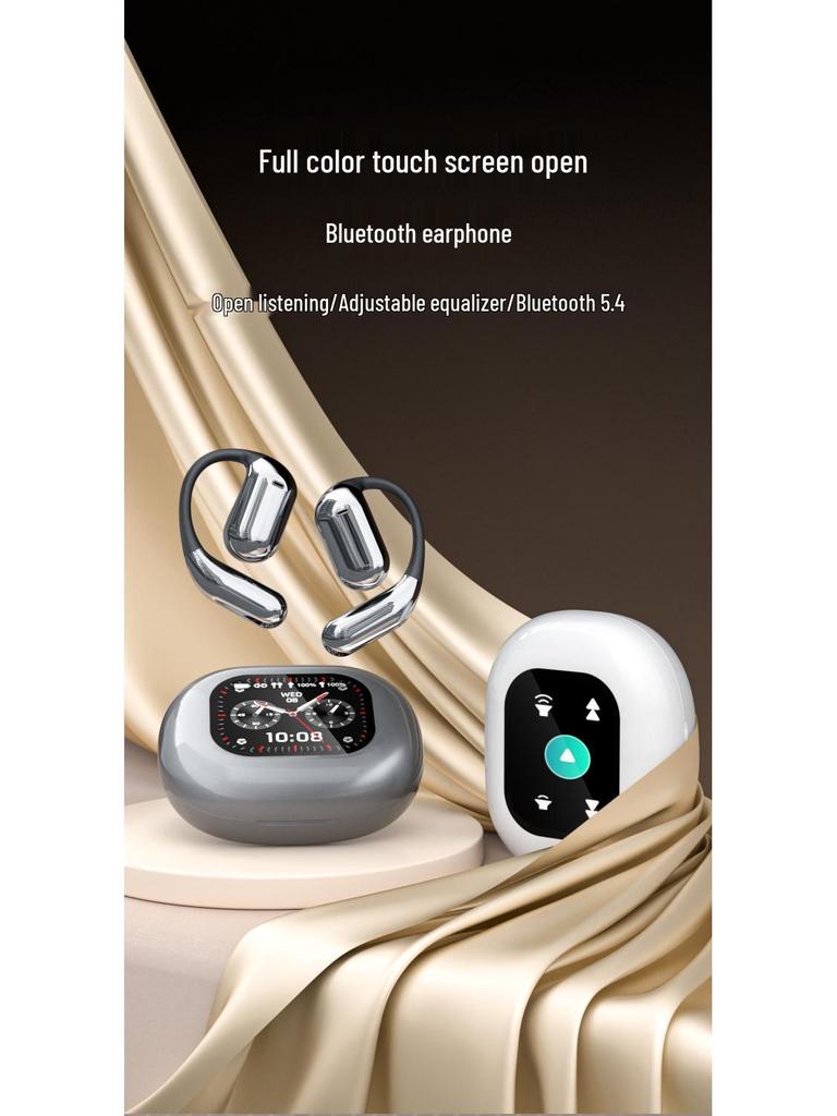 Jinanda LCD Screen Bluetooth Sports Headphones with AI Translation