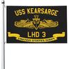 USS Kearsarge Lhd-3 3' X 5' Flag Home Garden Flag Banner Breeze Flags for Home Decor Outdoor 3x5 Ft