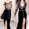Metal Chain Belts Long Tassel Waist Chain Unisex Waistband Belts  Women Body Chain