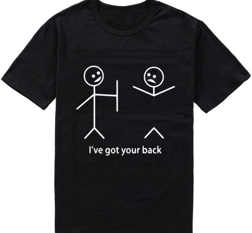 Custom Men T Shirt I’ve Got Your Back 3XL чёрный