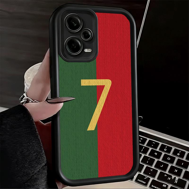 Phone Case for Xiaomi Redmi Note 15 14 13 Pro Plus FootBall Number 7 10 19 Shell 12S 11 11S 11T 5G 14S Soft Silicone Funda