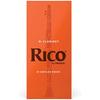 D'Addario WoodWinds Daddario Reed for Bb Clarinet RICO RCA2525 [Hardness: 2.5] Pack of 25 [Domest...