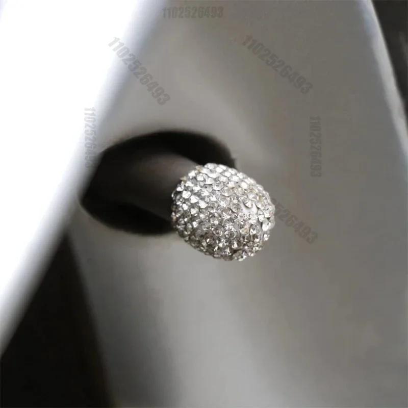 Motorcycle Car Diamond Tire Valve Shining Dust-proof Wheel Valve Cover Vehicle Bling Crystal Valve Cap Car Styling Accessories