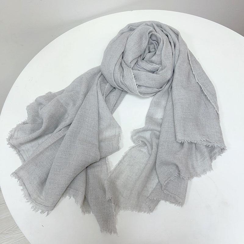 

2023 Темно-сірий вовняний шарф великого розміру для жінок - Довгий, теплий, універсальний зимовий шаль