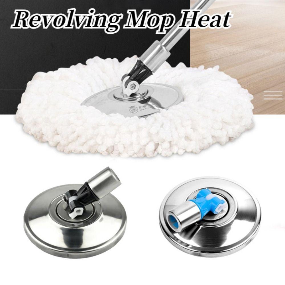 Revolving Mop Head Stainless Steel Mop Replacement Universal Spin Mop Head Home Cleaning Tools