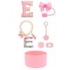 7pcs Cup Accessories Set for Stanley 30oz 40oz Tumbler Straw Cover Cap Boot Spill Proof Stopper Letter Keychain Charm Sticker