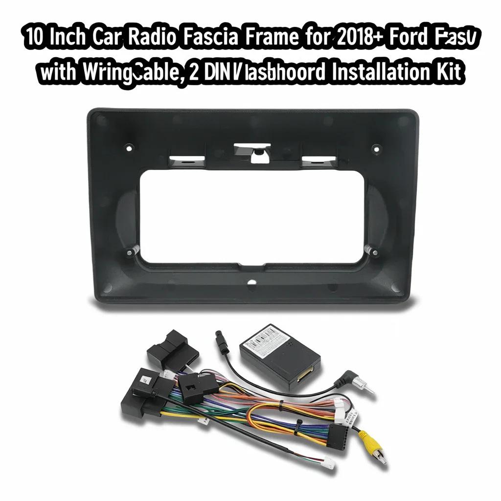 

Android Kit 10.1 Audio Panel for 2018+ Ford Fiesta - Central Control Navigation Frame 10.1 inch Single Panel