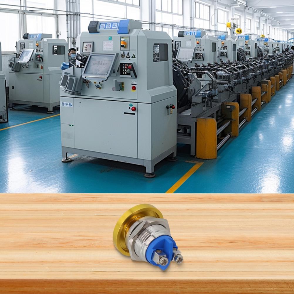 Normally Open ON/OFF Button Switch Stainless Steel