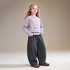 ASK JUNIOR Girls' Fleece-Lined Wide-Leg Casual Pants