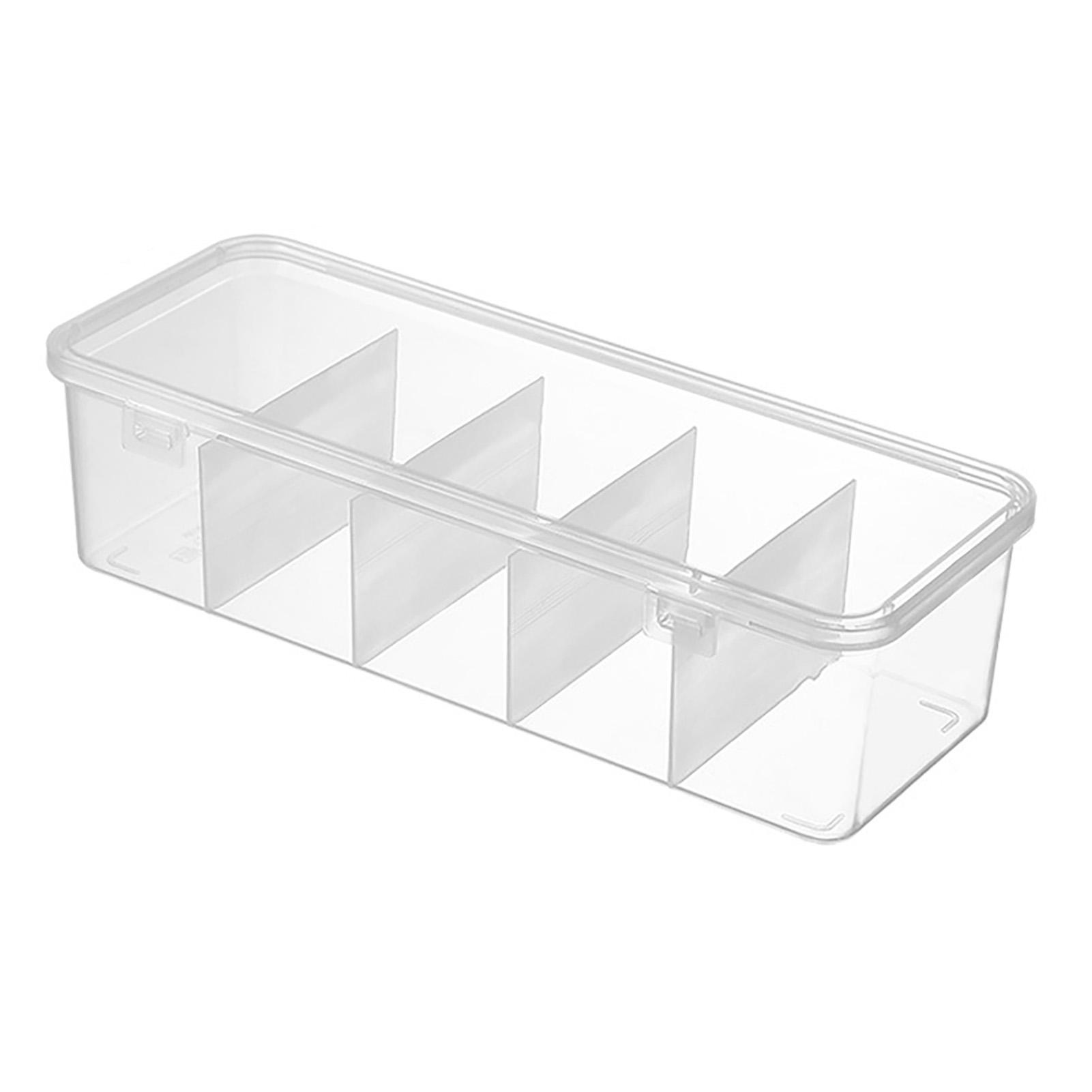 

5 Compartment Hair Accessories Organizer Multifunctional Hair Band Hairpin Storage Box for Girls