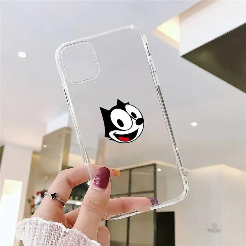 RUICHI Cartoon-Felixs-the-Cats MG Phone Case For Samsung GalaxyS20 S21 S30 FE Lite Plus A21 A51S Note20 Transparent Shell