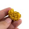 Mini Auspicious Gold Ingot Ornament Lucky Yuanbao Fengshui Decor Dollhouse Craft