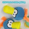 Soft Squeaky Dog Toy for Small Medium Large Dogs Stuffed Cartoon Duck Shape Dog Chew Toy Interactive Tug Toy for Indoor Play