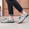 Men's Shoes Men's Summer Trendy Models Breathable One-pedal Loafers Casual Single Shoes Men's Leather Shoes Men's Summer Do Not Stink Feet