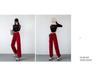 Women's Fleece-Lined Casual High-Waisted Slimming Joggers, Autumn/Winter Straight-Leg Wide-Leg Pants