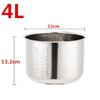 Non Stick Cooking Pot 304 Stainless Steel Rice Cooker Inner Container Replacement Accessories Food Rice Cooker POT