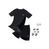 Quick-Dry Logo Round Neck Short Sleeve Breathable Comfortable Casual Sports Suit Unisex Suits YATU125-23