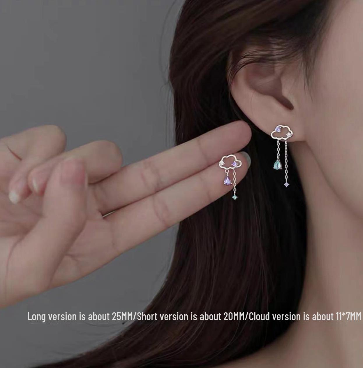 

Тенденция 2022 года: Женские серьги «Облака» в стиле легкой роскоши с иглой из серебра 925 пробы