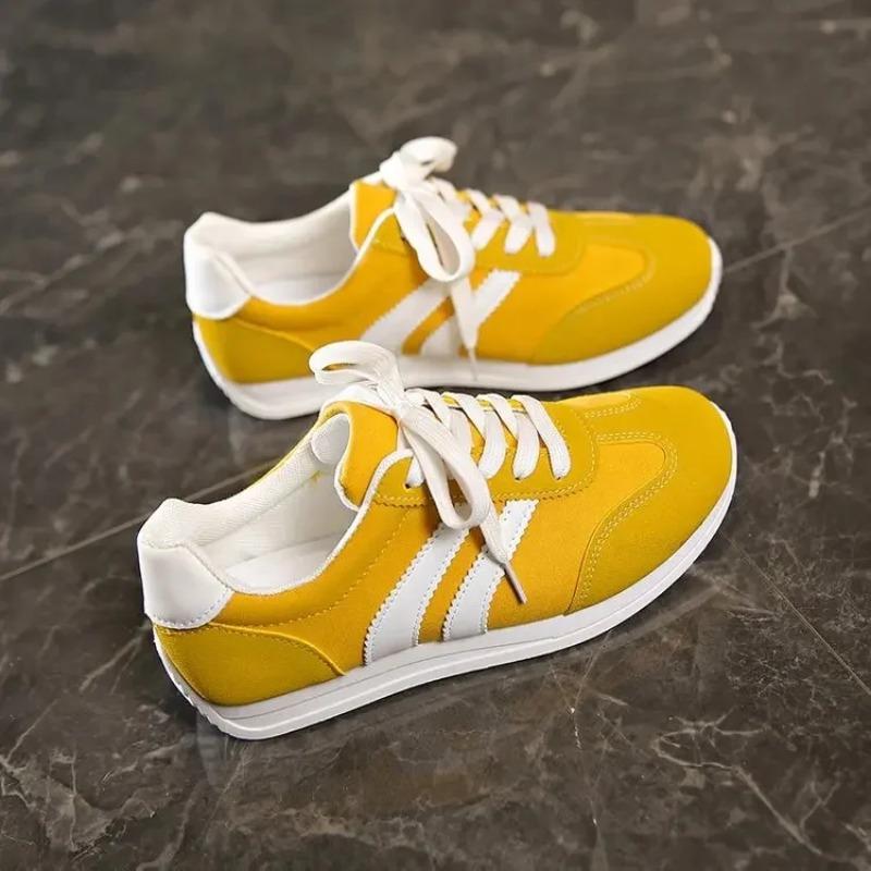 Women's Casual Running Shoes Soft Bottom Anti-Slip Flat Bottom Student Shoes Versatile Comfortable Sports Footwear for Women