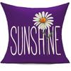 40X40Cm Outdoor Yellow Pillowcase Spring And Summer Decoration Cushion Cover Family Decoration Garden Sofa Daisy