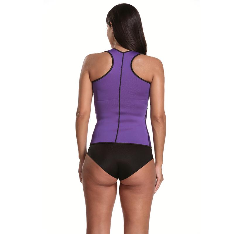 Women's Neoprene Sauna Sweat Vest Waist Trainer Tummy Control Slimming Body Shaper Shapewear
