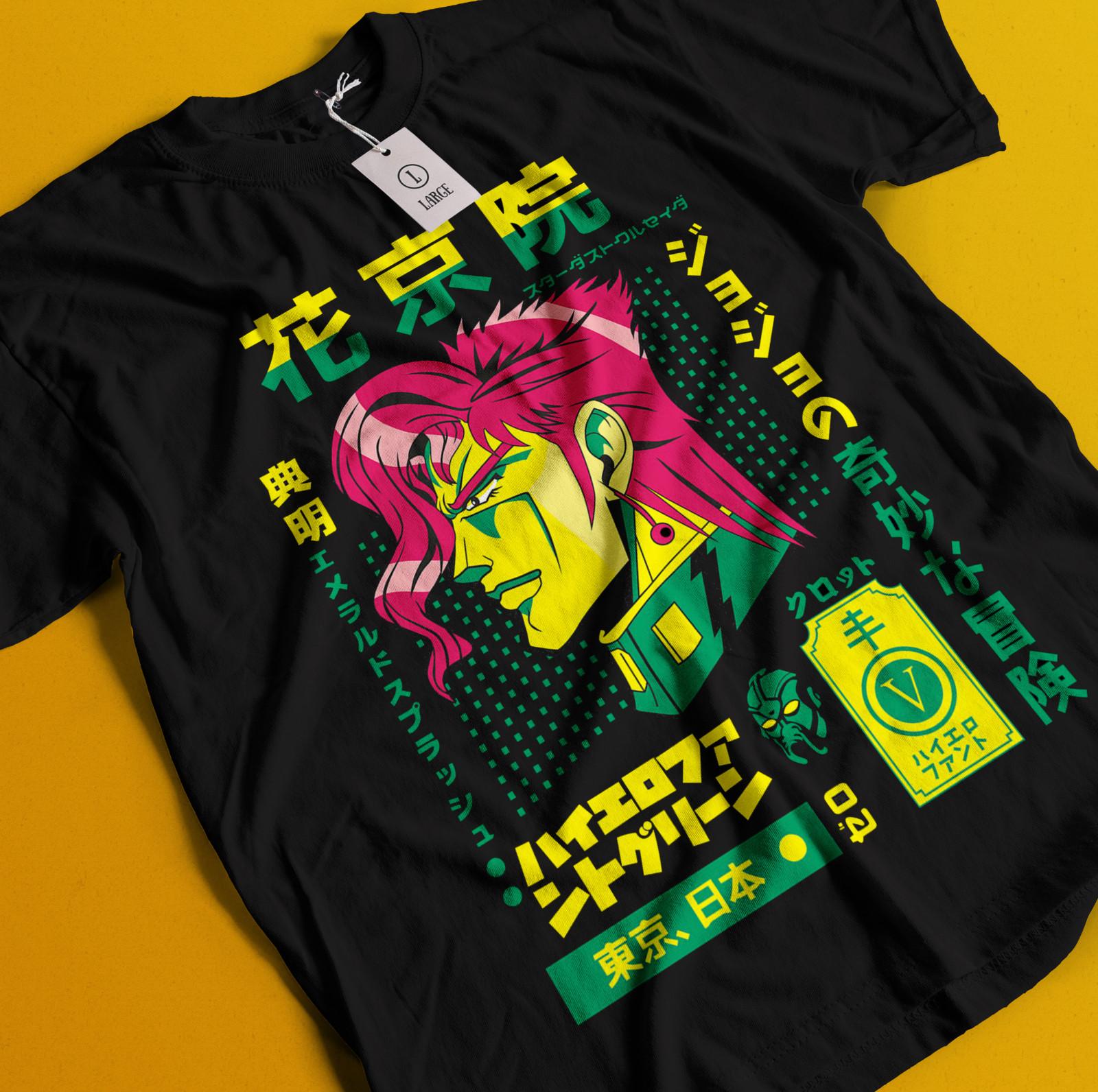 Jojo s Bizarre Adventure T-Shirt Mens Womens Tees Top Jonathan Joeastar Shirt Dio Tshirt Jotaro Kujo S