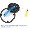 1 set Plastic Chain Wheel Cover 4 Holes Crankset Protection for M430/M590/M390 Bike Accessories
