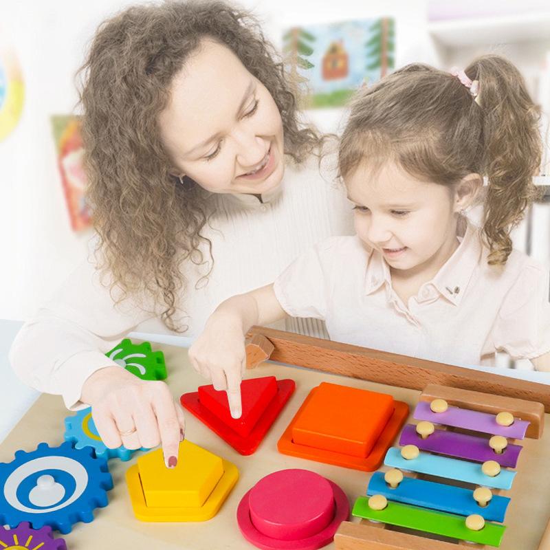 Children's Colorful Early Education Enlightenment Universe Montessori Educational Toys Hand-Eye Coordination Toys