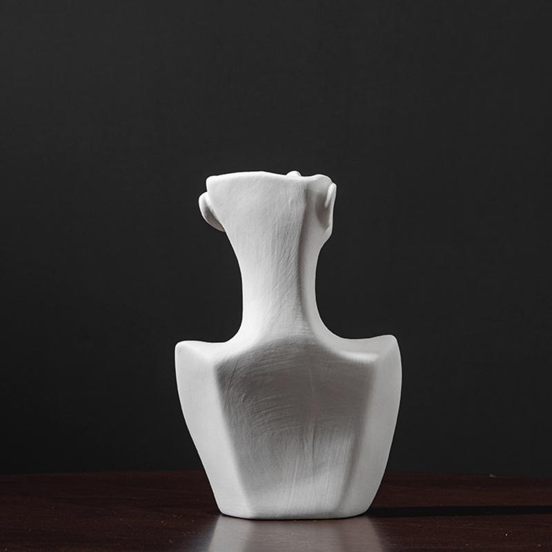 3D Resin Plaster Cement Concrete Flower Pot Mould Creative Abstract Human Body Molds Silicone Mold DIY Casting Mold
