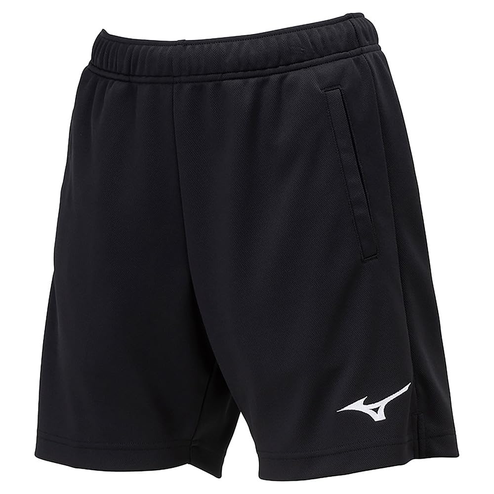 Mizuno Volleyball Wear Knit Inseam 16cm XL Shorts, Material, (Size L), V2MBB212, Women's, Black,