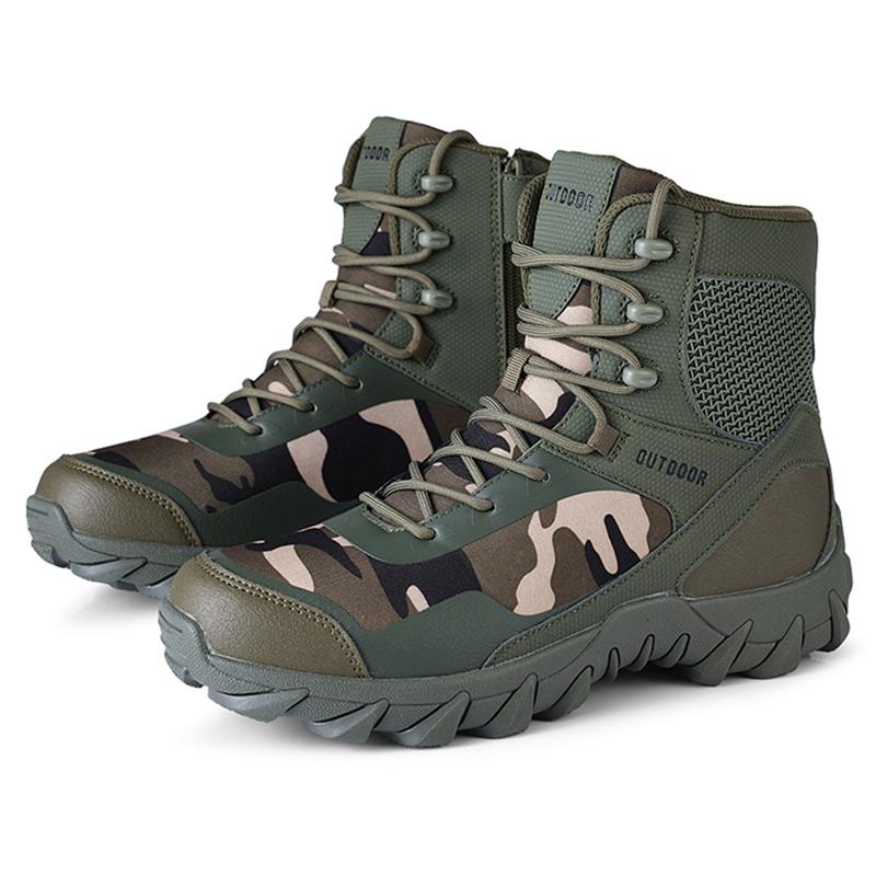 Tactical Boots Men Boots Special Force Desert Combat Boots Outdoor Hiking Boots Ankle Shoes Man Waterproof Work Safty Shoes