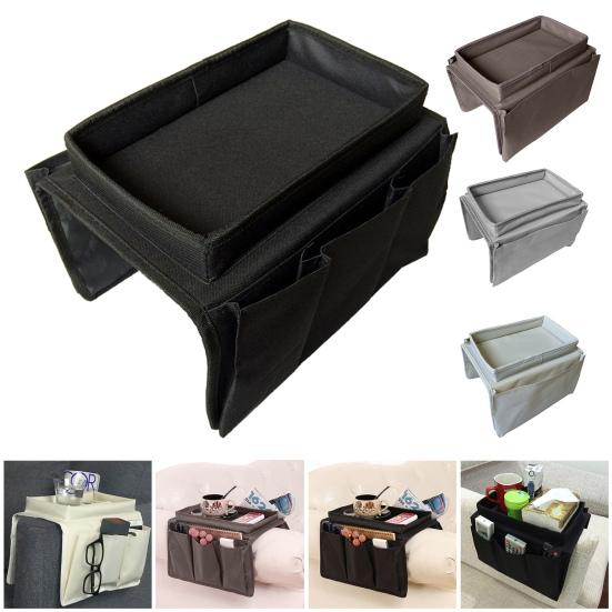 Carucior pentru agățat canapea, dreptunghiular, cu mai multe buzunare, din pânză Oxford 600D, cu telecomandă, pentru canapea pentru sufragerie