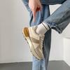 Dad Shoes for Women's Spring New Thick Sole Retro Fashionable Waffle Slim Waist Forrest Gump Shoes Heightened Casual Sports Shoes