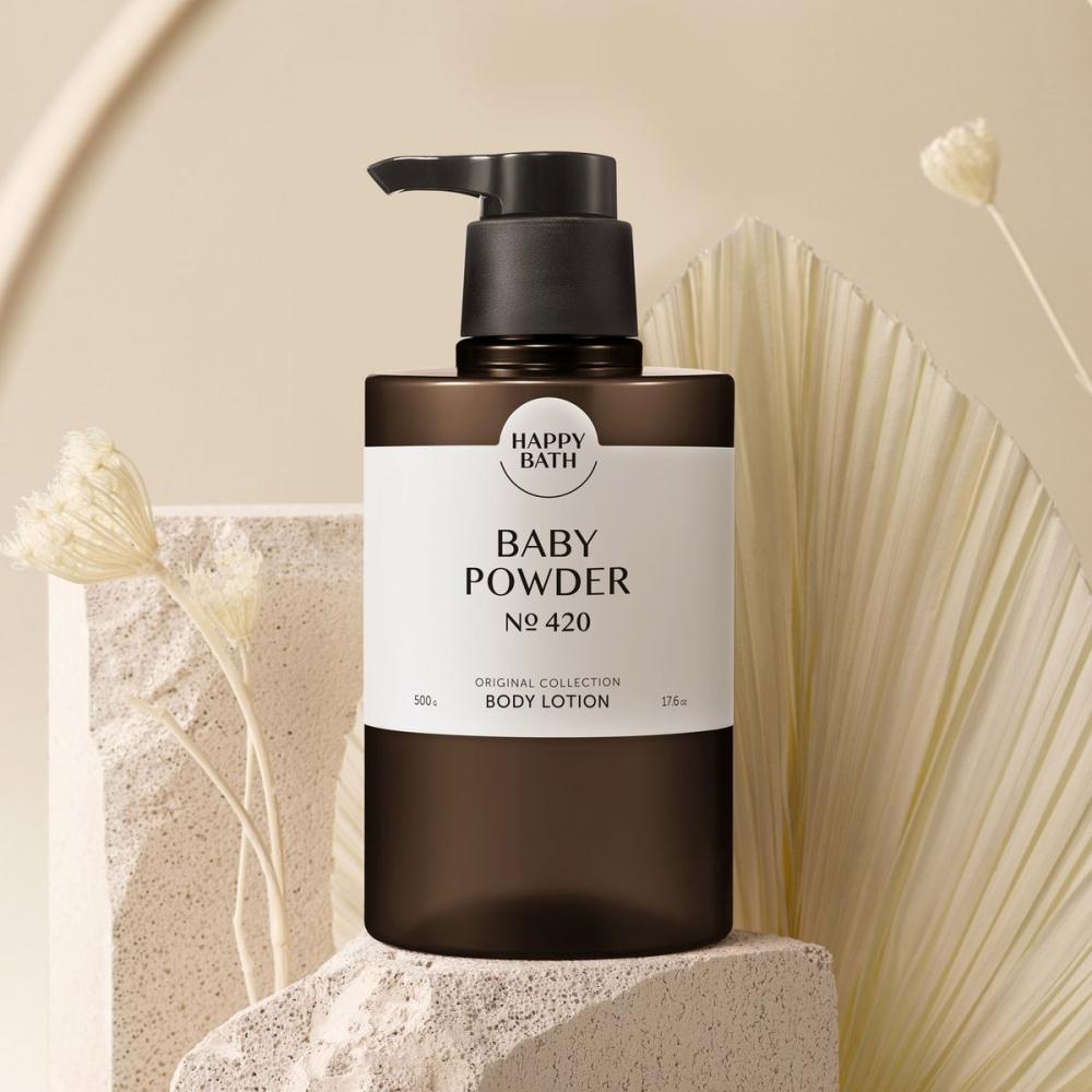 

Happy Bath Оригінальна Колекція Лосьйон для тіла Дитяча присипка 500г