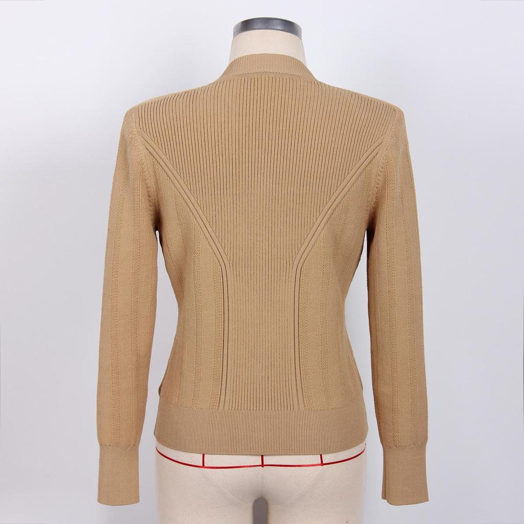 Damen Frühling 2025 Strick-Cardigan mit langen Ärmeln - Kleiner Duftstil