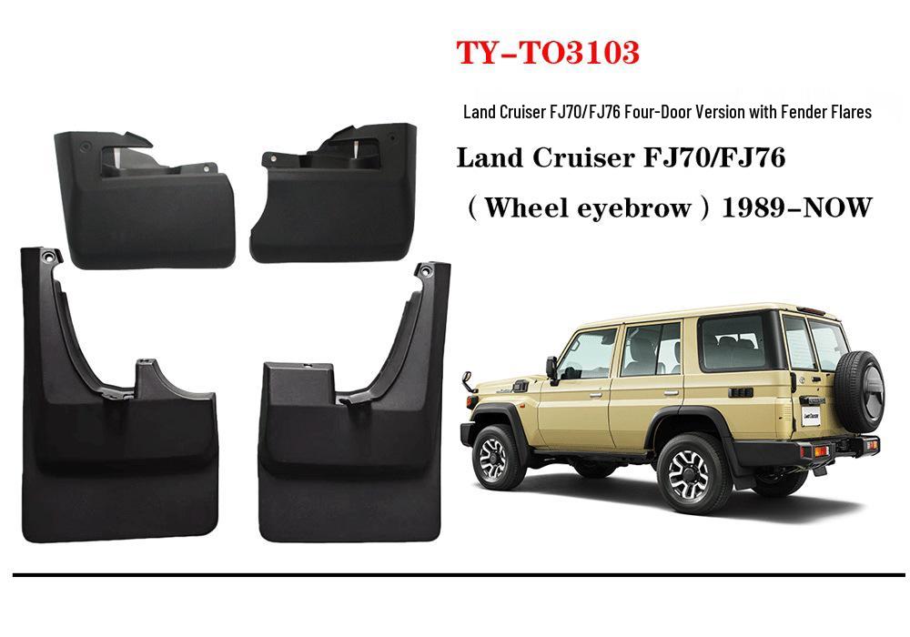Compatible with Toyota Land Cruiser LC70 FJ79 FJ71 Mud Flaps