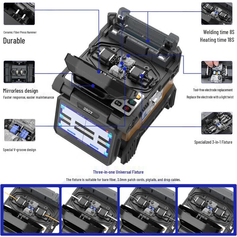 JILONG 280T Automatic Fiber Optic Fusion Splicer