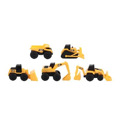 CatToysOfficial - CAT Little Machines 5 Piece Construction Toy Vehicle Playset for Ages 3 and Up - Dump Truck, Wheel Loader, Bulldozer, Backhoe,