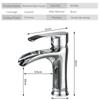 Luxury Design Brushed Nickle Hot and Cold Waterfall Single Hole Single Handle Deck Mounted Basin Mixer Bathroom Faucet
