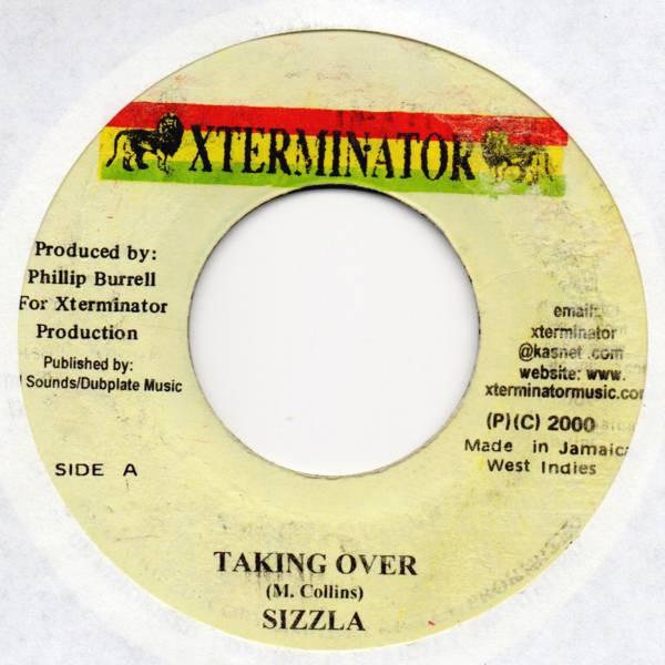 

7inch Record SIZZLA Taking Over NONE XTerminator Jamaica Reggae Ska Dub Used